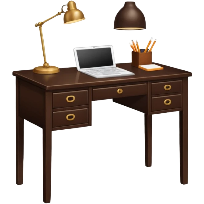 Writing desk emoji