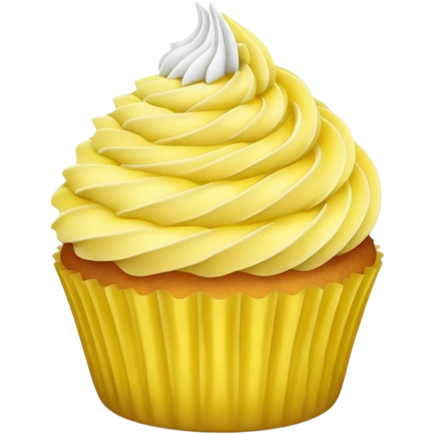 lemon cupcake emoji