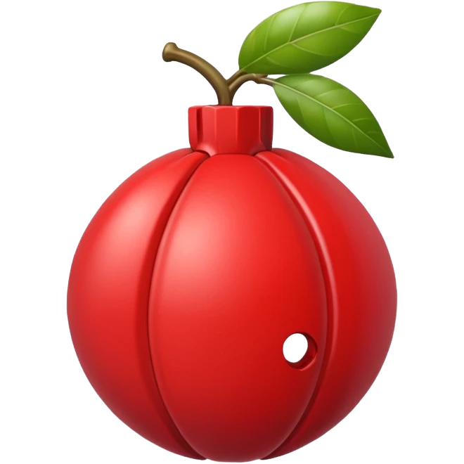 i want to create an emoji of grenade fruit emoji