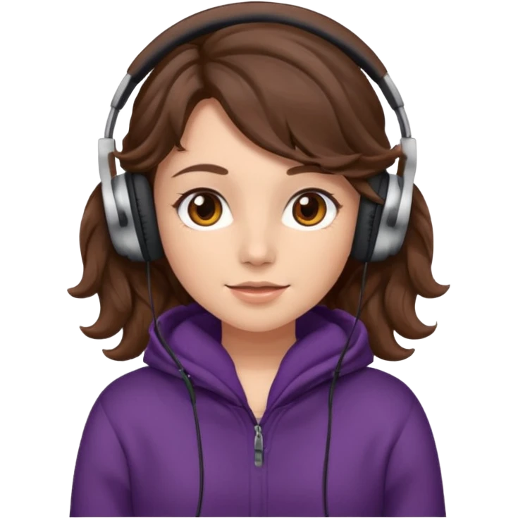 Я хочу дівчину з світлою шкірою корисним волоссям коричне вими очима і з навушниками і в теплому одязі і кучеряве не дуже  emoji