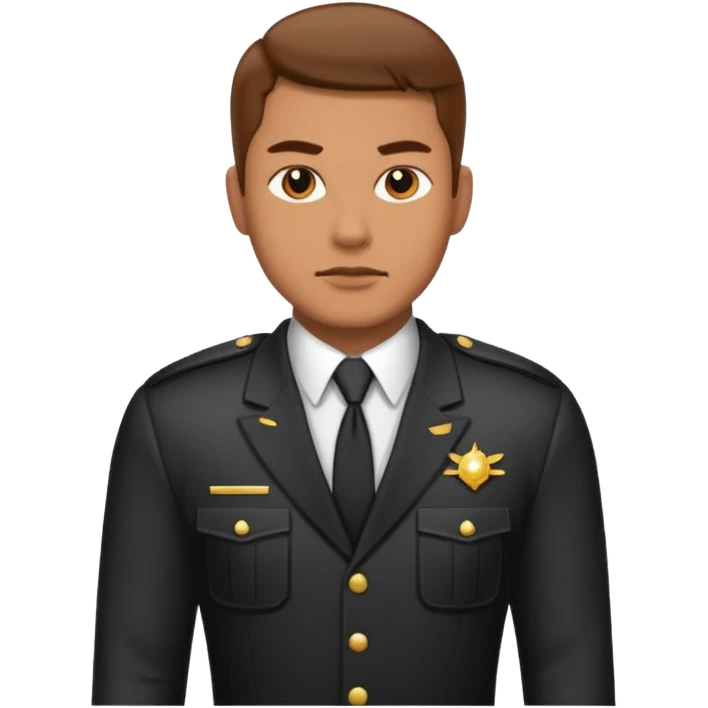 bodyguard with retro outfit emoji