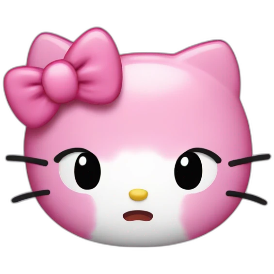 hello kitty crying  emoji