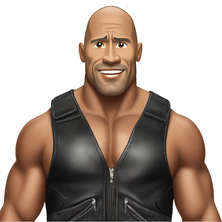 Wwe super star the rock emoji