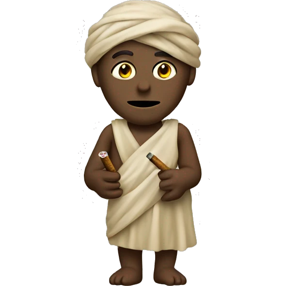 mumie mit zigarette emoji