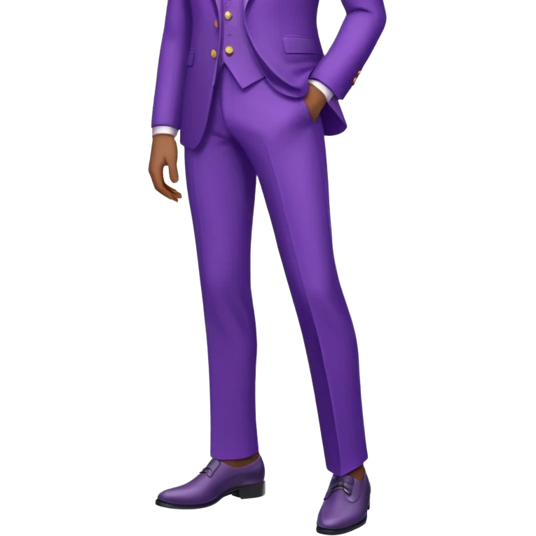 purple suit pant emoji