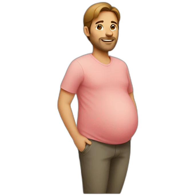 Pregnant man emoji