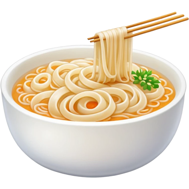 a pack of rice noodles emoji