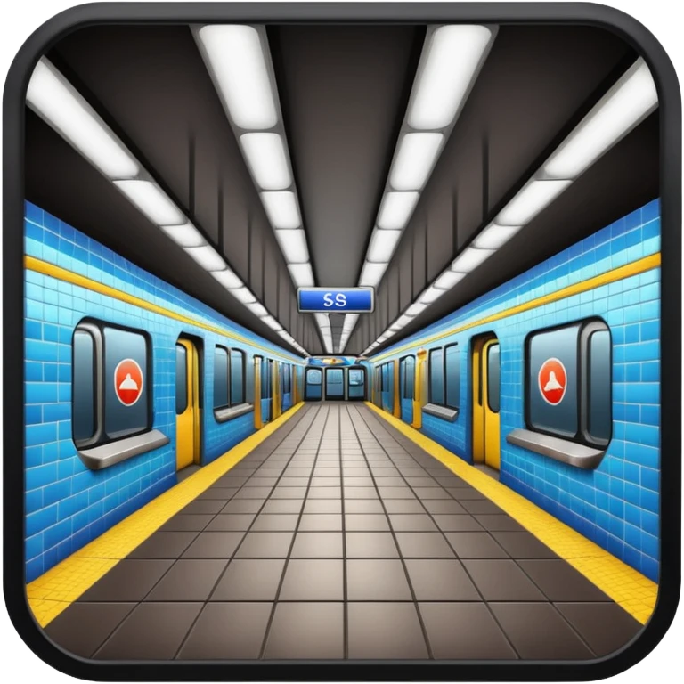 subway station emoji