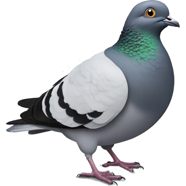 Two fat pigeons emoji
