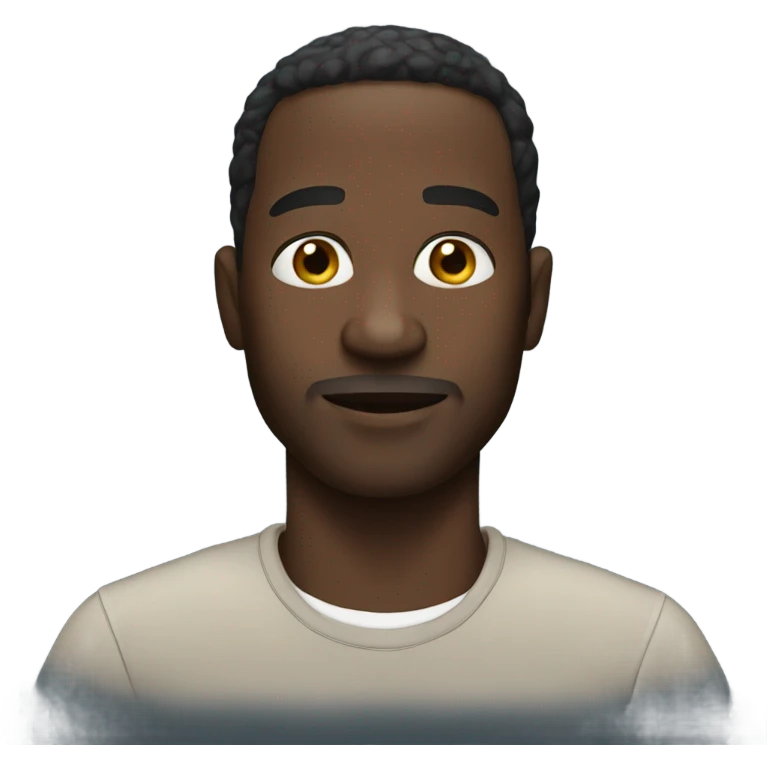 black man emoji