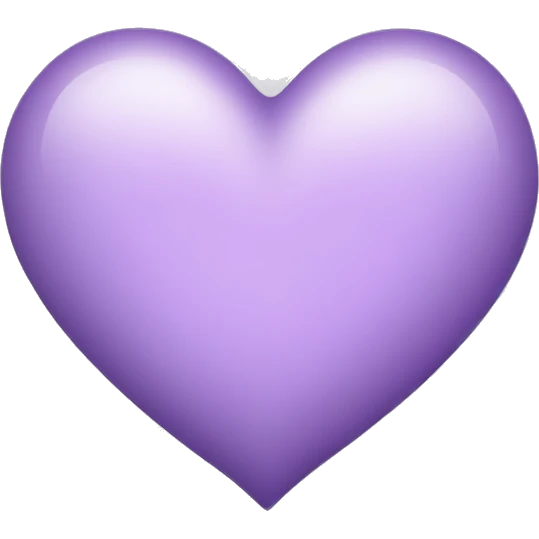 light light purple heart emoji