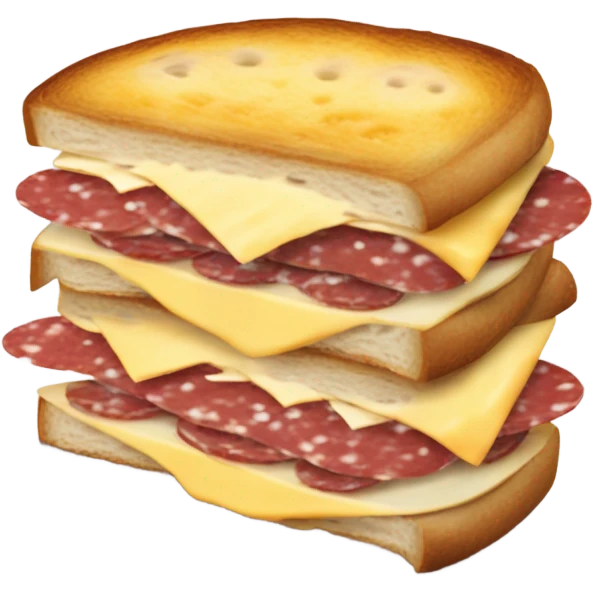 salami sandwich with cheese emoji