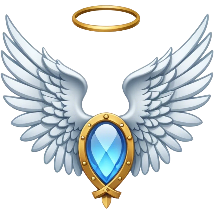 angel wing symbol medieval emoji