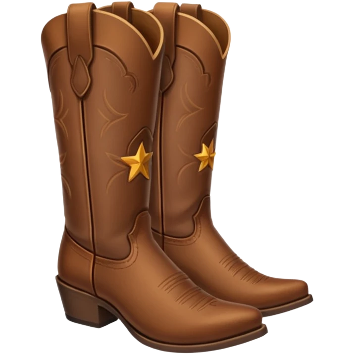 Cowboy boots emoji