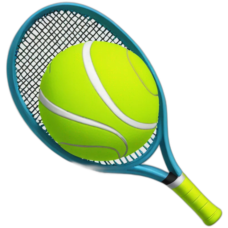 Tennis racket tennis ball emoji
