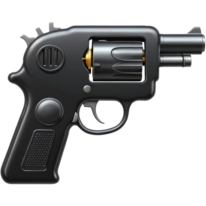 Emoji with gun emoji