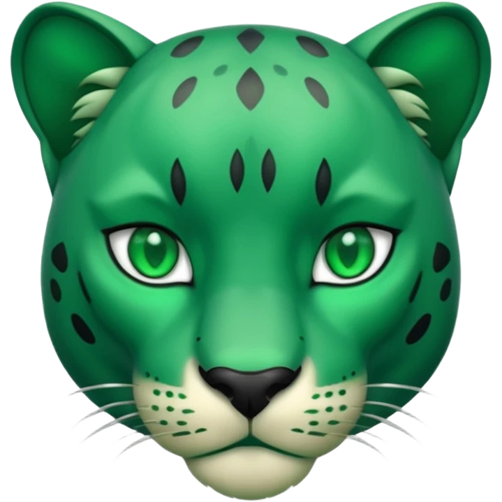 Green panther emoji