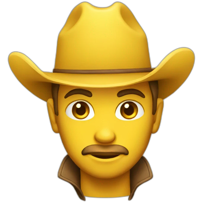 yellow Cowboy emoji