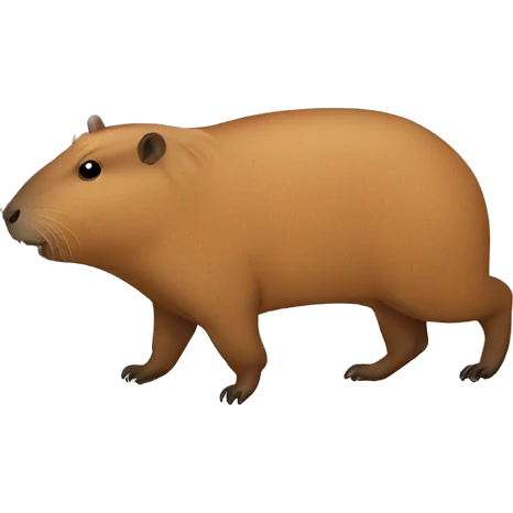 Capybara emoji