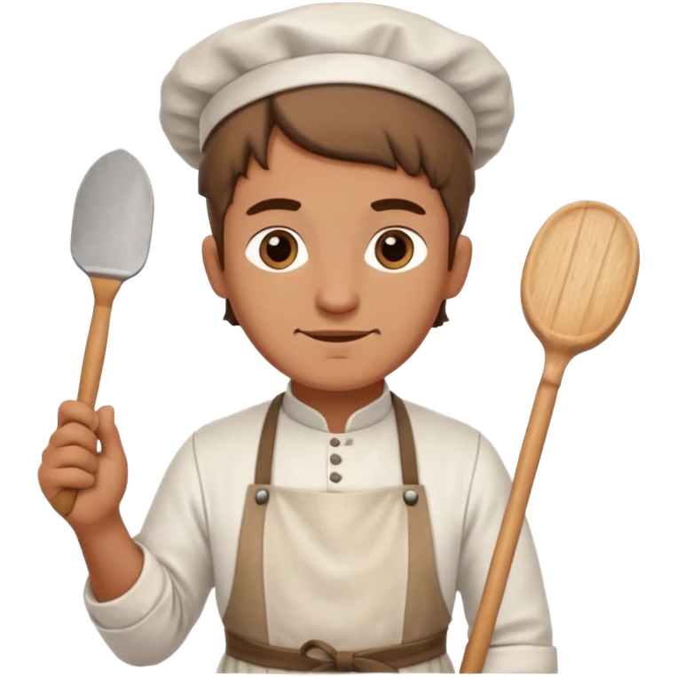 baker with rolling pin in Medieval Villagers emoji