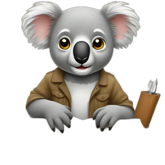 post writer koala emoji