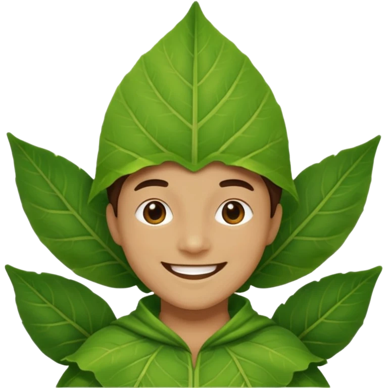person with a leaaf costum emoji emoji