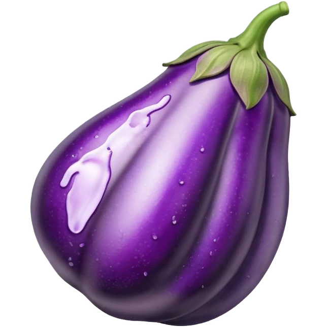 Bleeding cut eggplant emoji