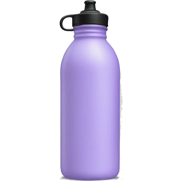 pastel purple water bottle emoji