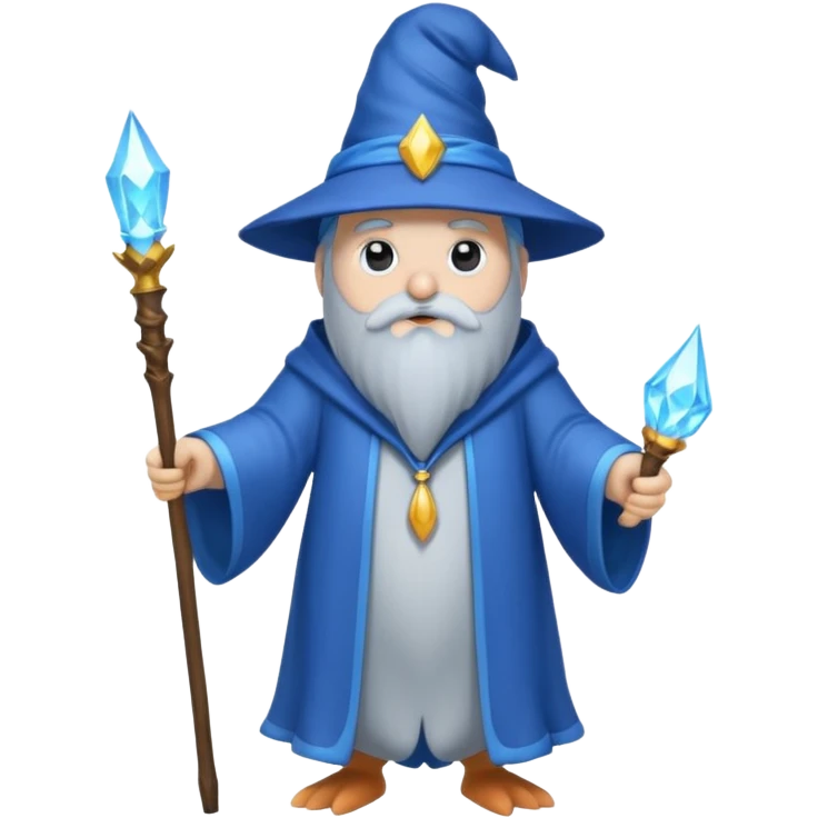 Penguin Wizard emoji