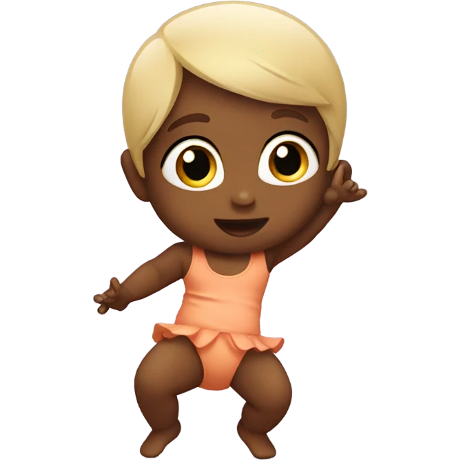 Baby dancing  emoji