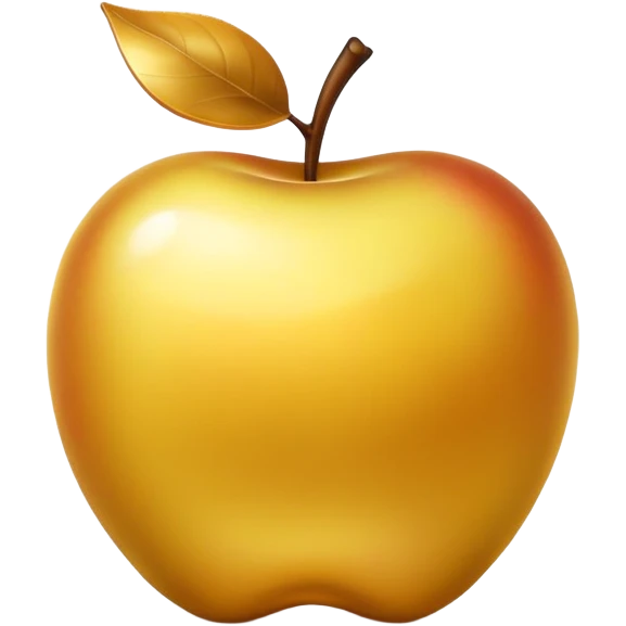 golden apple fruit emoji