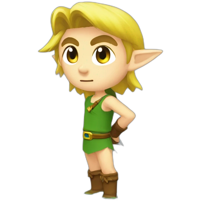 Link from Zelda twink swimsuit emoji