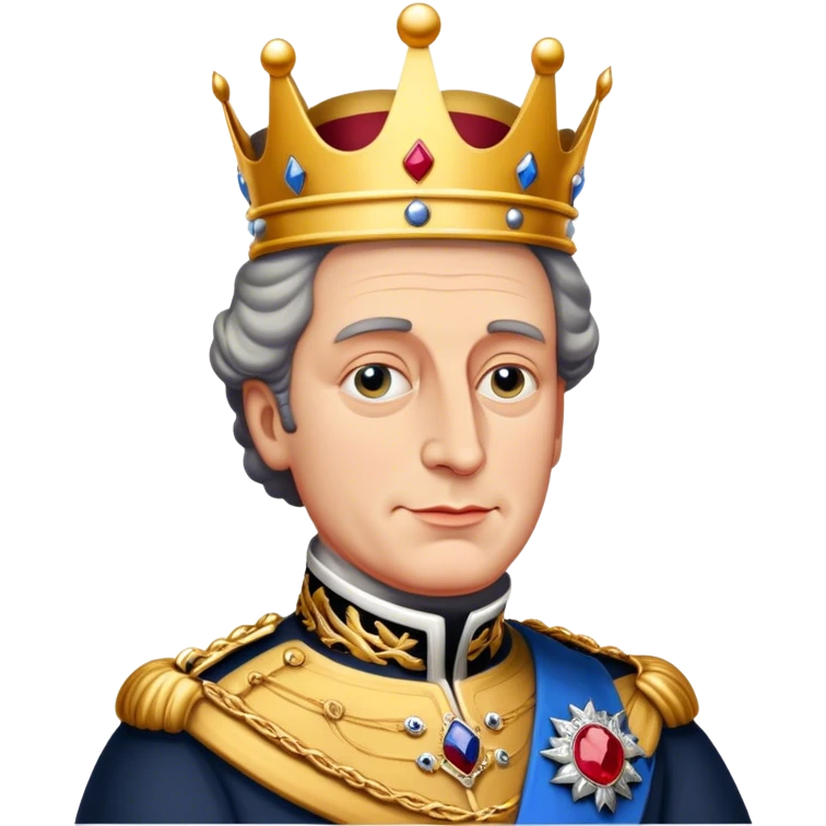 Hamilton king George emoji