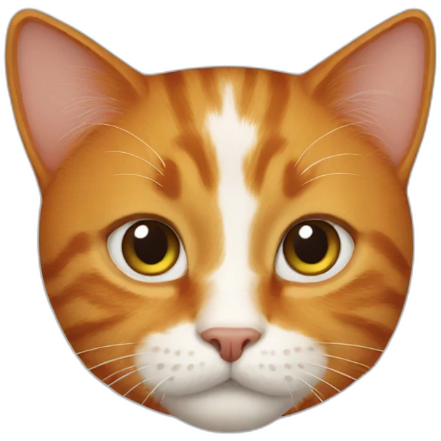 Ginger cat  emoji