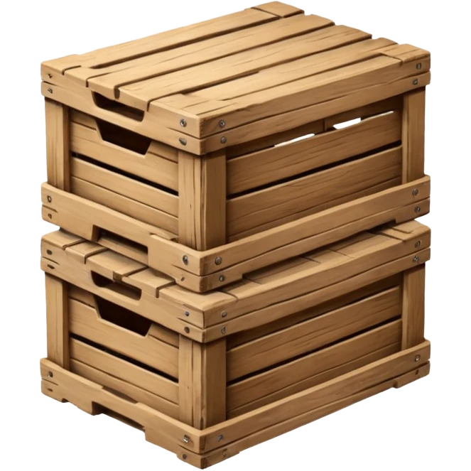 one wooden crates emoji