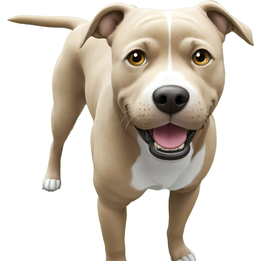 realistic dog on grass emoji