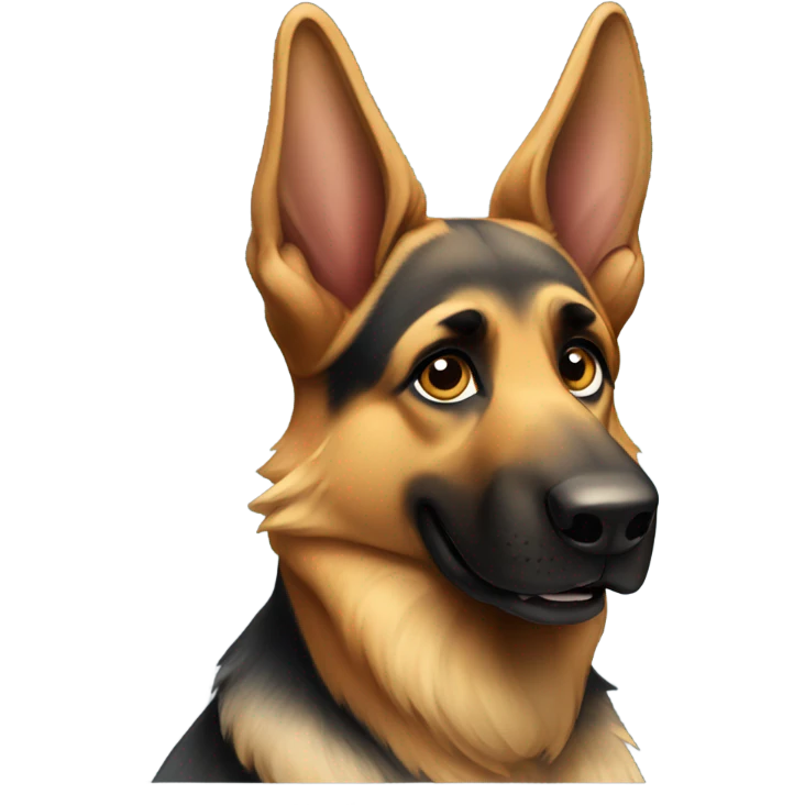 German shepherd  emoji