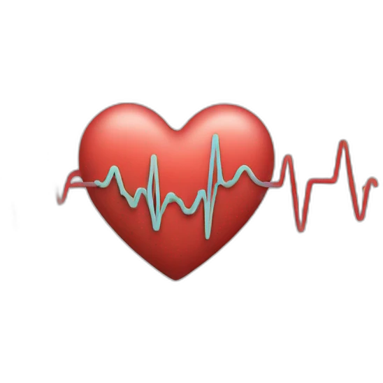 heart pulse diagram emoji