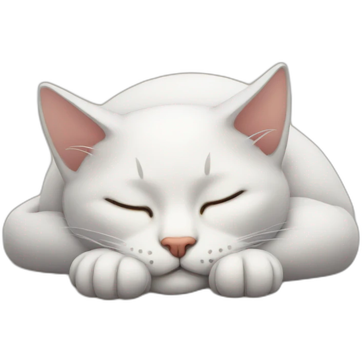 sleeping cats emoji