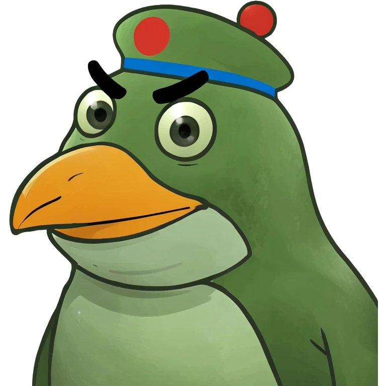 penguin clown emoji