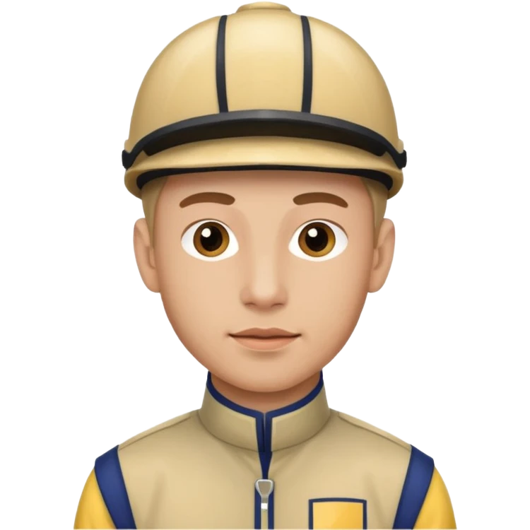 horse jockey man face emoji
