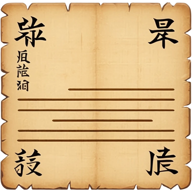 japanese papyrus, wiritng emoji