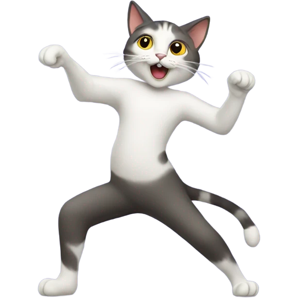 Cat dancing emoji