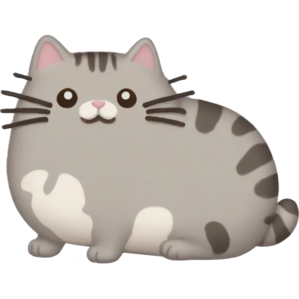Pusheen blue emoji