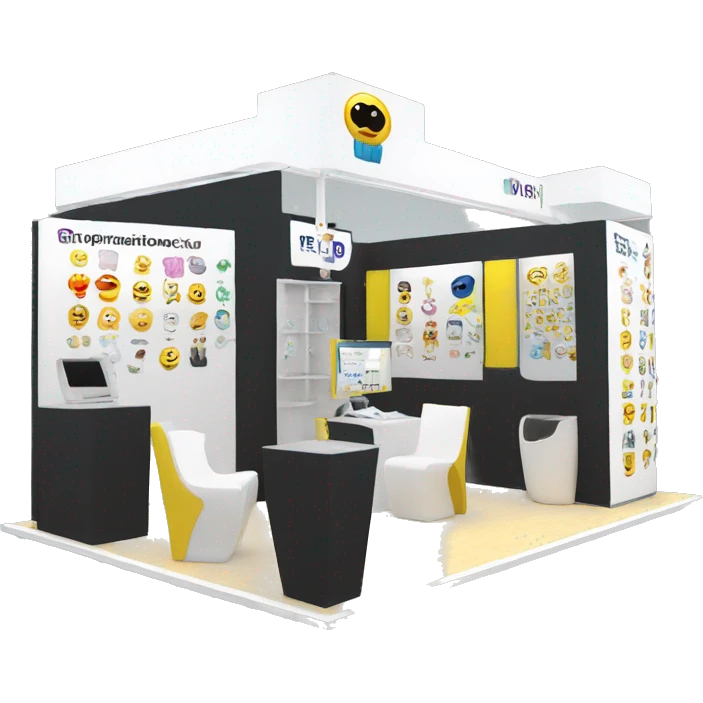 simprofessional exhibition stand simple emoji