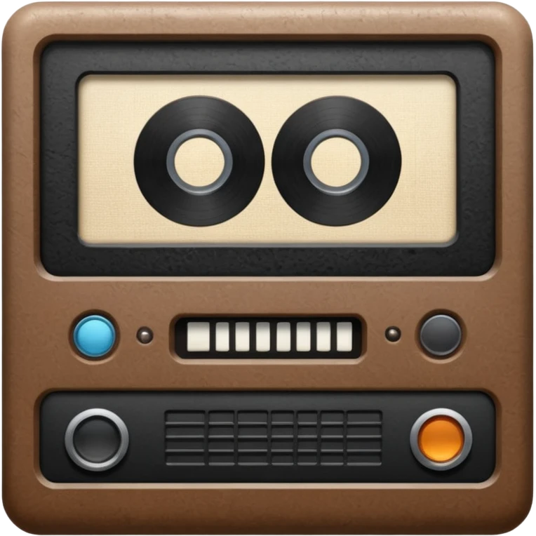 mac os icon physical film 60s recording emoji