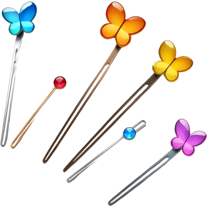 Skims hairpins emoji