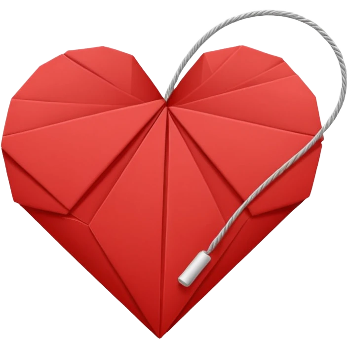  string paper heart  emoji