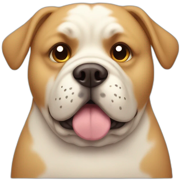 Morbidly Obese dog emoji
