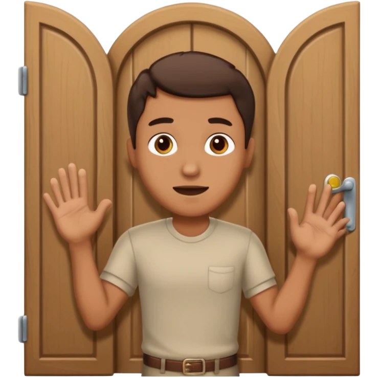 Man knocking on door  emoji